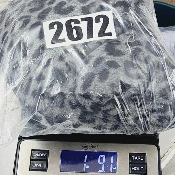 Zara wool blend Leopard gray black button up long sleeve jacket Youths 13-14 y - Picture 8 of 8